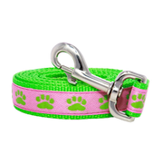 Paws For A Cause Dog Leash Pink Green