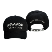 Paws For A Cause Hat Black